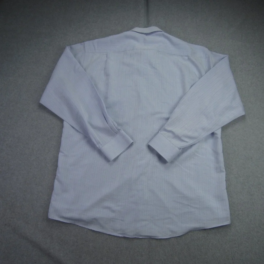 VALENTINO CHRISTY Paris Dress Shirt Mens 100 US Large Blue Button‎ Up LS - Picture 6 of 16